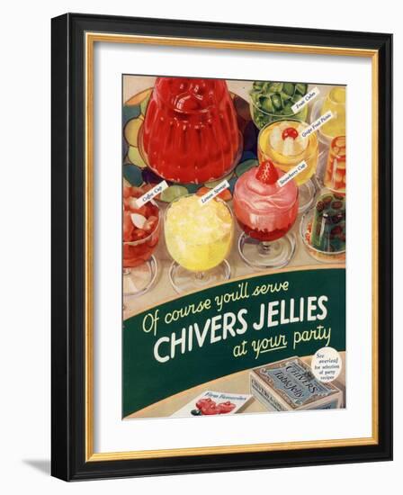 Chivers Jelly, UK, 1930-null-Framed Giclee Print