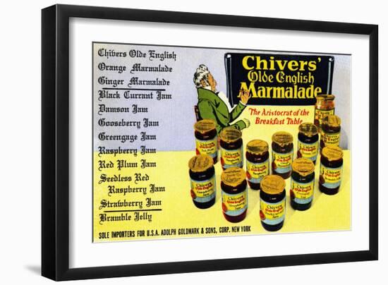 Chivers' Old English Marmalade-Curt Teich & Company-Framed Art Print