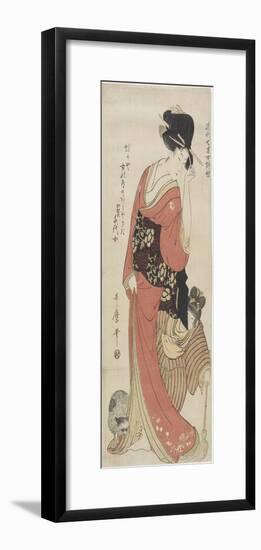 Chiyo from Kaga Province, C. 1801-1804-Kitagawa Utamaro-Framed Giclee Print