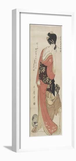 Chiyo from Kaga Province, C. 1801-1804-Kitagawa Utamaro-Framed Giclee Print