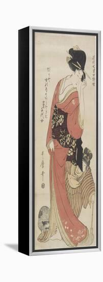 Chiyo from Kaga Province, C. 1801-1804-Kitagawa Utamaro-Framed Premier Image Canvas