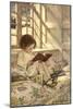 Chlld Reading on Couch, 1905-Jessie Willcox-Smith-Mounted Giclee Print