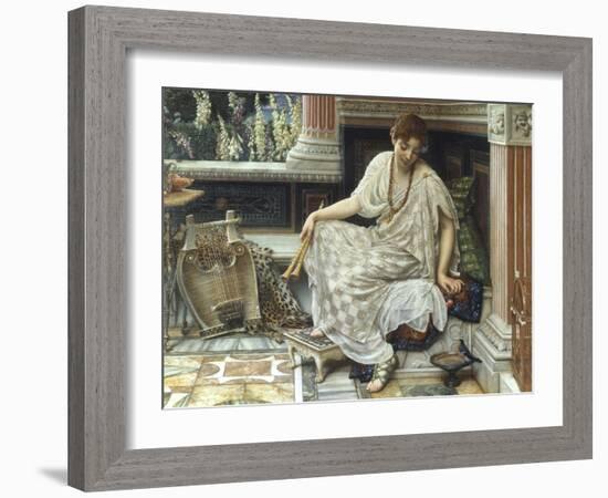 Chloe, Dulces Docta Modos et Citharae Ciens, 1893-Edward John Poynter-Framed Giclee Print