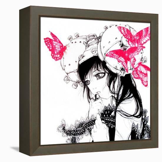 Cho-chan-Camilla D'Errico-Framed Stretched Canvas