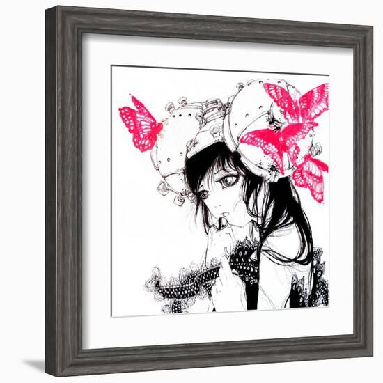 Cho-chan-Camilla D'Errico-Framed Art Print