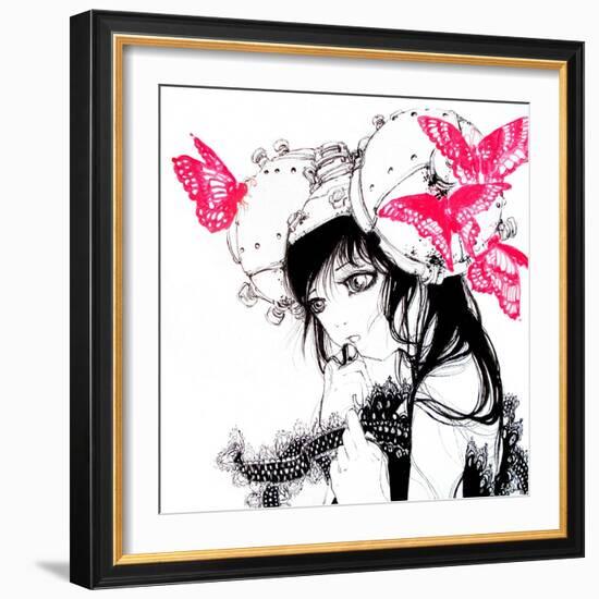 Cho-chan-Camilla D'Errico-Framed Art Print