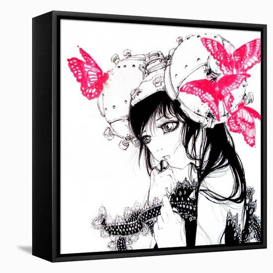 Cho-chan-Camilla D'Errico-Framed Stretched Canvas