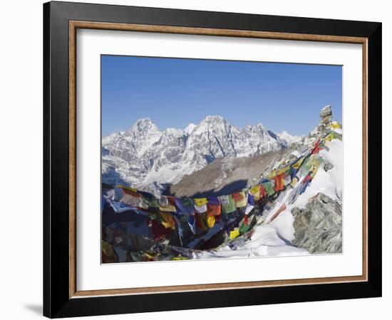 Cho La Pass, Solu Khumbu Everest Region, Sagarmatha National Park, Himalayas, Nepal, Asia-Christian Kober-Framed Photographic Print