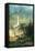 Cho-Looke, Yosemite Waterfall-Albert Bierstadt-Framed Stretched Canvas