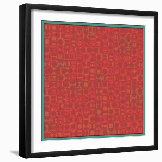 Chocker Block, 2017, Digital Painting-Peter McClure-Framed Giclee Print