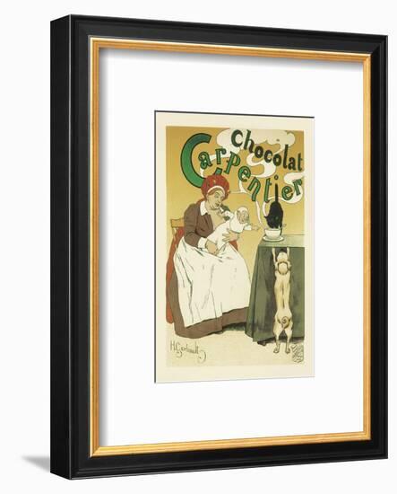 Chocolat Carpentier-Henri Gerbault-Framed Art Print