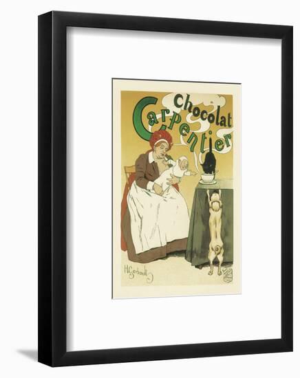 Chocolat Carpentier-Henri Gerbault-Framed Art Print