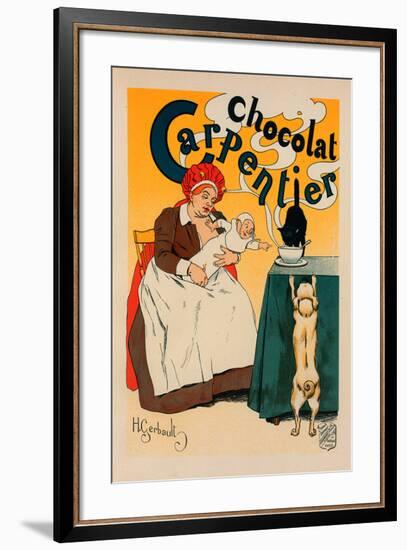 Chocolat Carpentier-Jean Louis Armand Henri-Framed Art Print