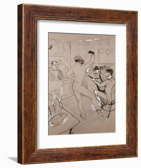 Chocolat Dansant-Henri de Toulouse-Lautrec-Framed Giclee Print