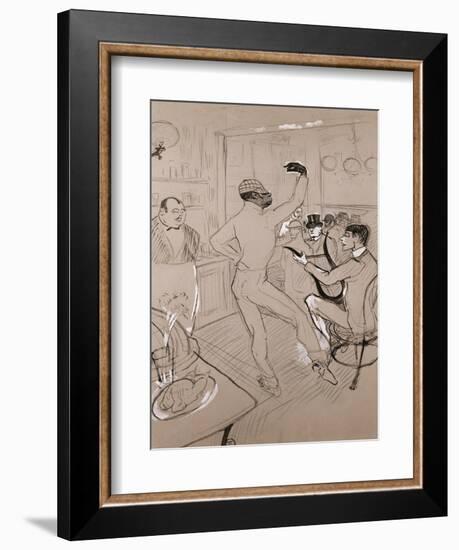 Chocolat Dansant-Henri de Toulouse-Lautrec-Framed Giclee Print