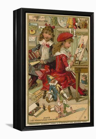 Chocolat Guerin Boutron Trade Card-null-Framed Premier Image Canvas