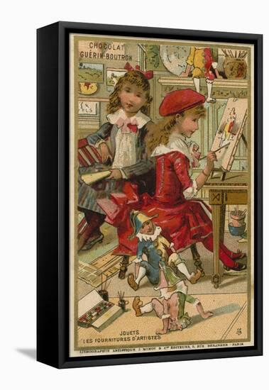 Chocolat Guerin Boutron Trade Card-null-Framed Premier Image Canvas