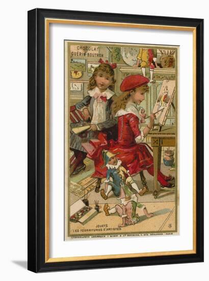 Chocolat Guerin Boutron Trade Card-null-Framed Giclee Print