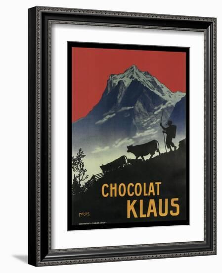 Chocolat Klaus Mountains Switzerland 1910-null-Framed Giclee Print