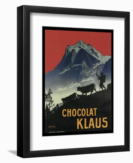 Chocolat Klaus Mountains Switzerland 1910--Framed Giclee Print