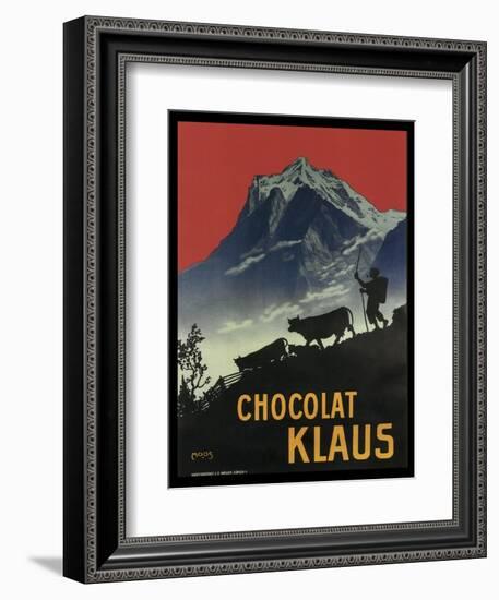 Chocolat Klaus Mountains Switzerland 1910-null-Framed Giclee Print