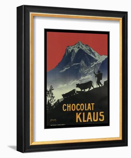 Chocolat Klaus Mountains Switzerland 1910-null-Framed Giclee Print