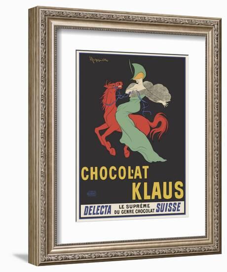 Chocolat Klaus-Leonetto Cappiello-Framed Art Print