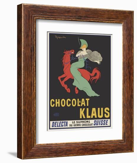 Chocolat Klaus-Leonetto Cappiello-Framed Art Print