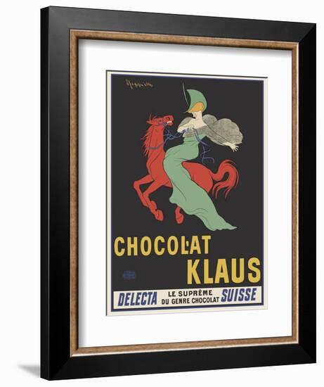 Chocolat Klaus-Leonetto Cappiello-Framed Art Print