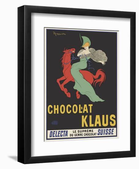 Chocolat Klaus-Leonetto Cappiello-Framed Art Print