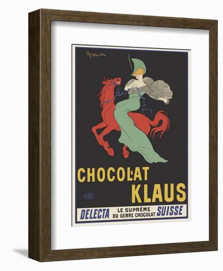 Chocolat Klaus-Leonetto Cappiello-Framed Art Print