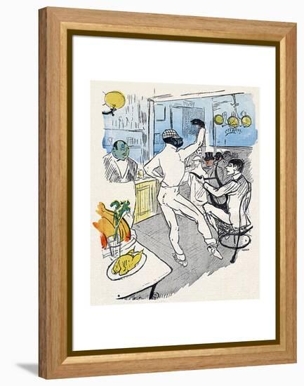 Chocolat, Lautrec, Rire 96-Henri de Toulouse-Lautrec-Framed Premier Image Canvas