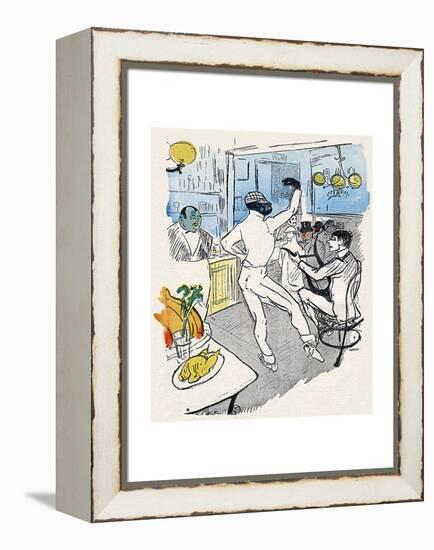 Chocolat, Lautrec, Rire 96-Henri de Toulouse-Lautrec-Framed Premier Image Canvas