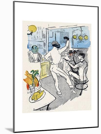 Chocolat, Lautrec, Rire 96-Henri de Toulouse-Lautrec-Mounted Giclee Print