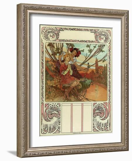 Chocolat Masson, Chocolat Mexicain, Paris in 1897-Alphonse Mucha-Framed Giclee Print