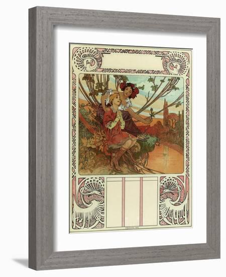 Chocolat Masson, Chocolat Mexicain, Paris in 1897-Alphonse Mucha-Framed Giclee Print