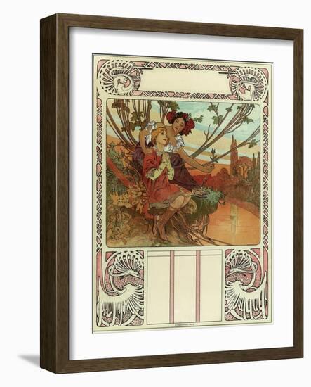 Chocolat Masson, Chocolat Mexicain, Paris in 1897-Alphonse Mucha-Framed Giclee Print