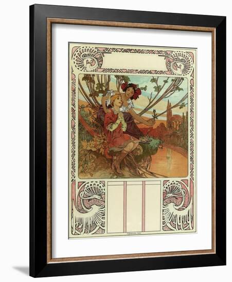 Chocolat Masson, Chocolat Mexicain, Paris in 1897-Alphonse Mucha-Framed Giclee Print