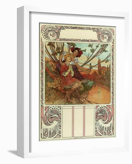 Chocolat Masson, Chocolat Mexicain, Paris in 1897-Alphonse Mucha-Framed Giclee Print