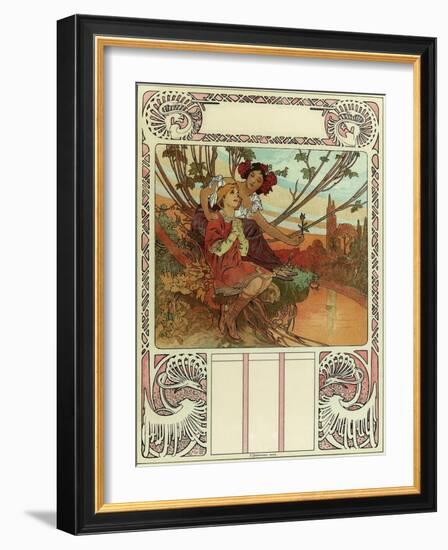 Chocolat Masson, Chocolat Mexicain, Paris in 1897-Alphonse Mucha-Framed Giclee Print