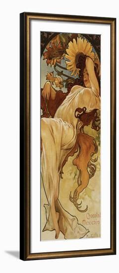 Chocolat Masson - Winter-Alphonse Mucha-Framed Giclee Print