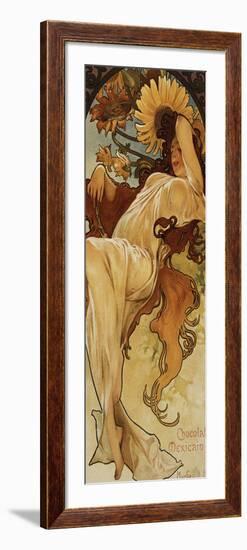 Chocolat Masson - Winter-Alphonse Mucha-Framed Giclee Print