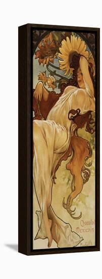 Chocolat Masson - Winter-Alphonse Mucha-Framed Premier Image Canvas