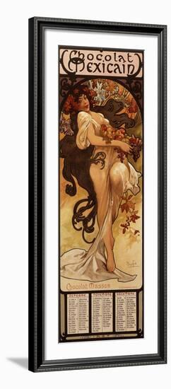 Chocolat Masson-Alphonse Mucha-Framed Giclee Print