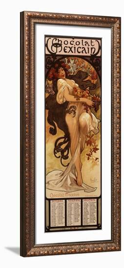 Chocolat Masson-Alphonse Mucha-Framed Giclee Print