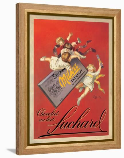 Chocolat Suchard-Leonetto Cappiello-Framed Stretched Canvas