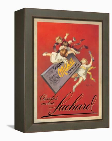 Chocolat Suchard-Leonetto Cappiello-Framed Stretched Canvas