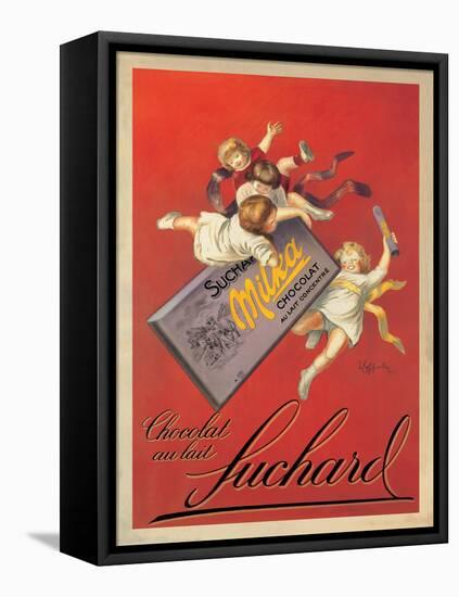 Chocolat Suchard-Leonetto Cappiello-Framed Stretched Canvas