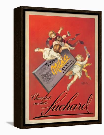 Chocolat Suchard-Leonetto Cappiello-Framed Stretched Canvas