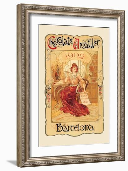 Chocolate Amatller: Barcelona, 1902-null-Framed Art Print